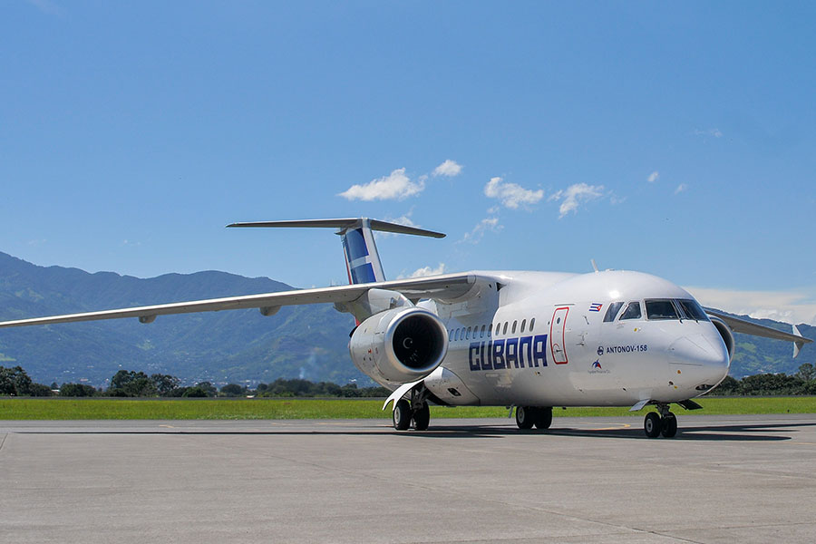 Cubana de Aviación inauguró vuelo directo a Costa Rica