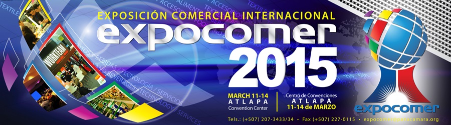 Expocomer 2015 Panamá, del 11 al 14 de marzo