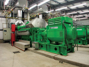 En 2014, GE alcanzó la distribución de 33.000 motores Jenbacher, que generan energía eficiente a partir de fuentes alternativas como el gas natural.