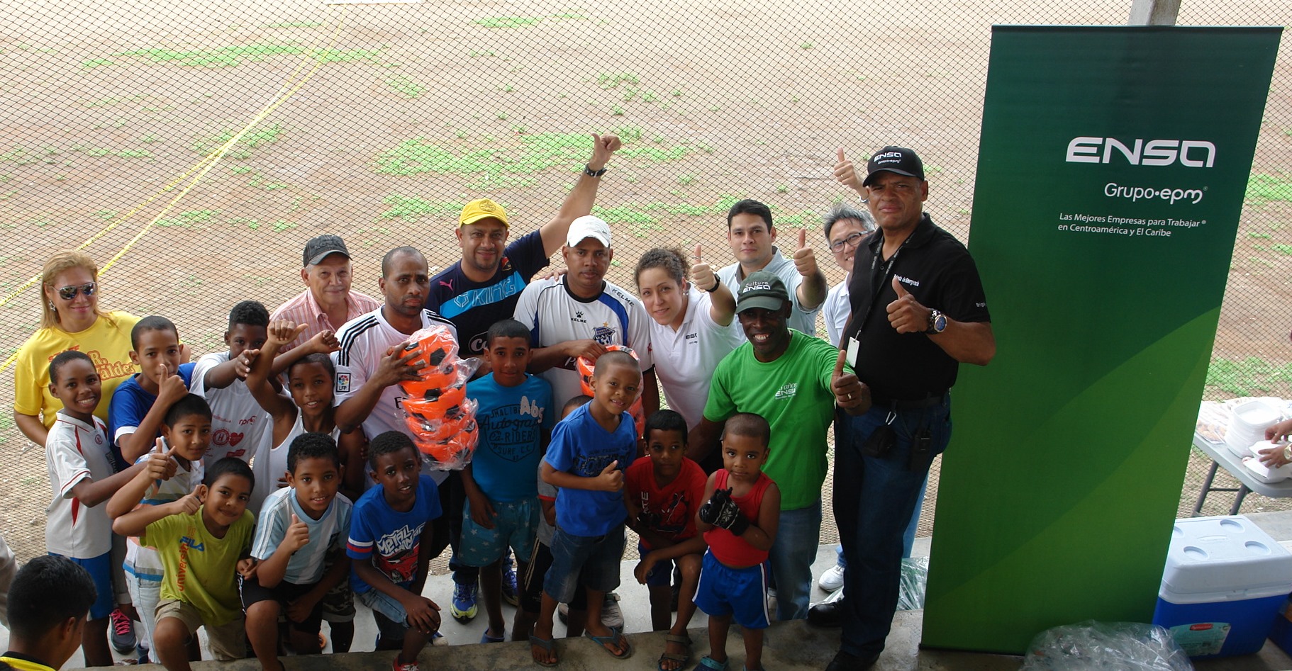 ENSA ilumina el deporte en Colón