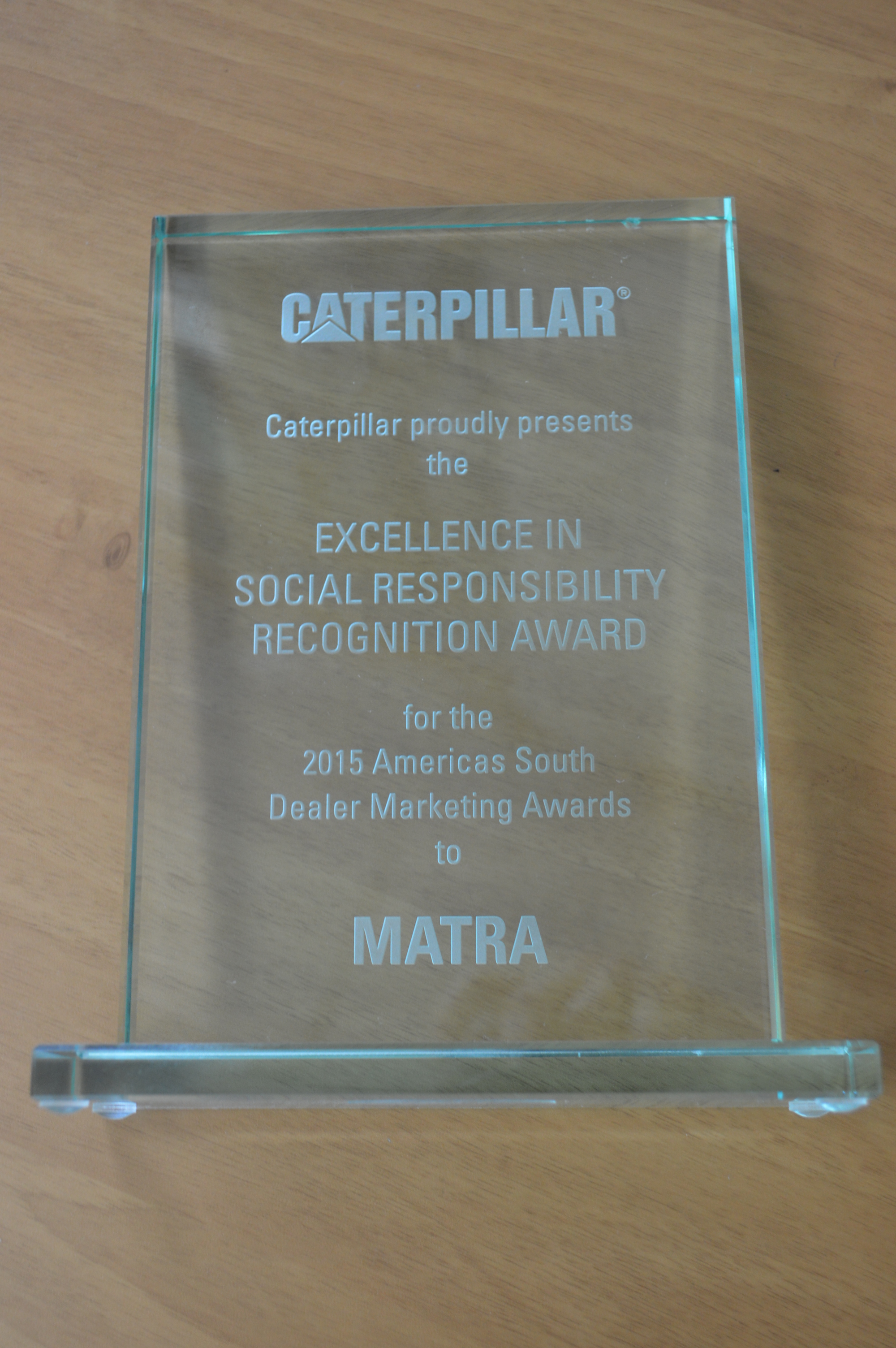Matra recibe reconocimiento internacional ‘Excelencia en Responsabilidad Social’