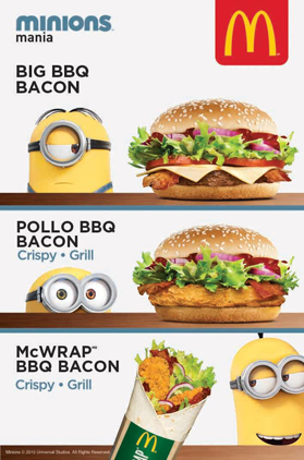 Minionsmanía:  Los Minions se apoderan de McDonald’s
