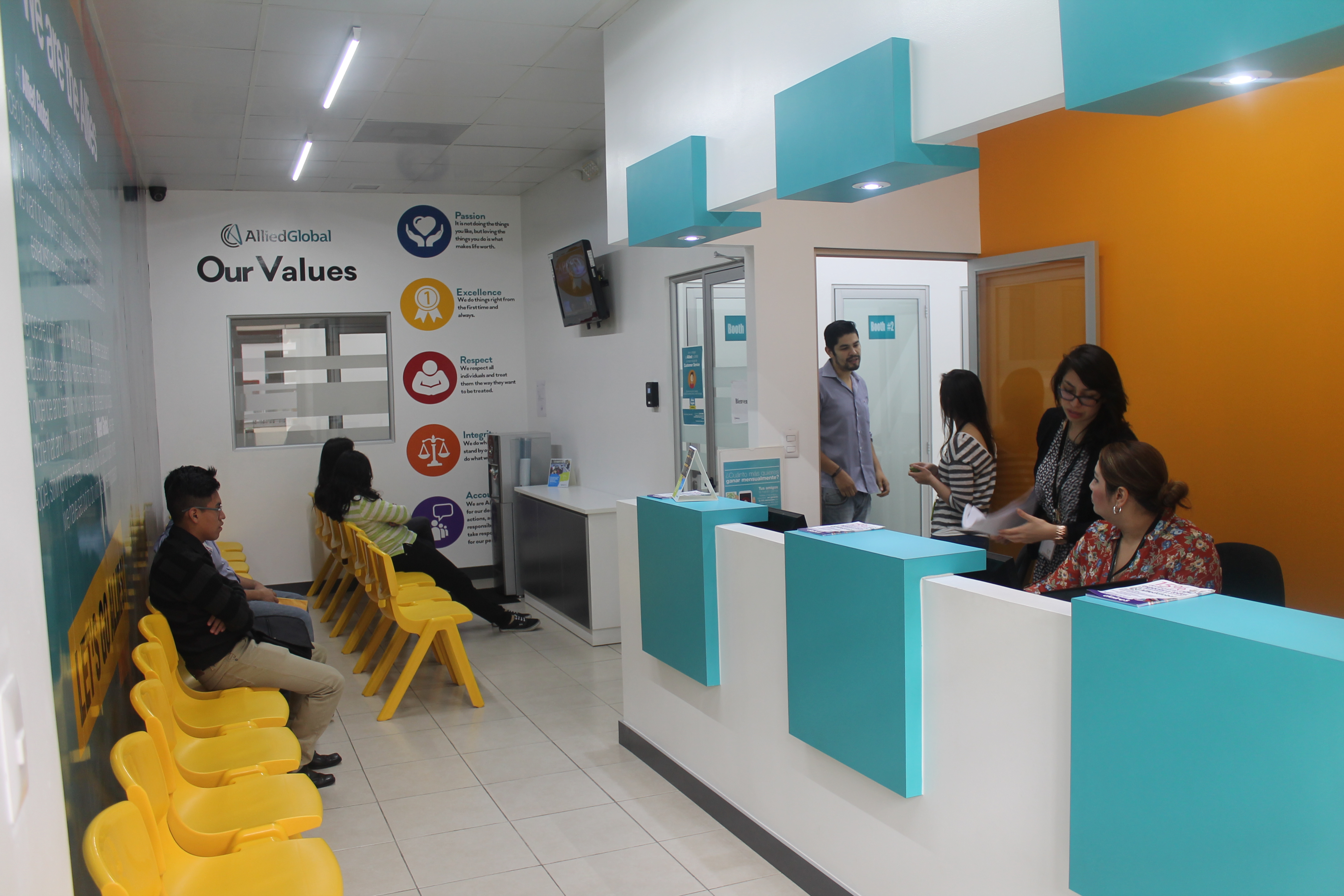 Nueva área de RRHH de Allied Global en Pacific Center