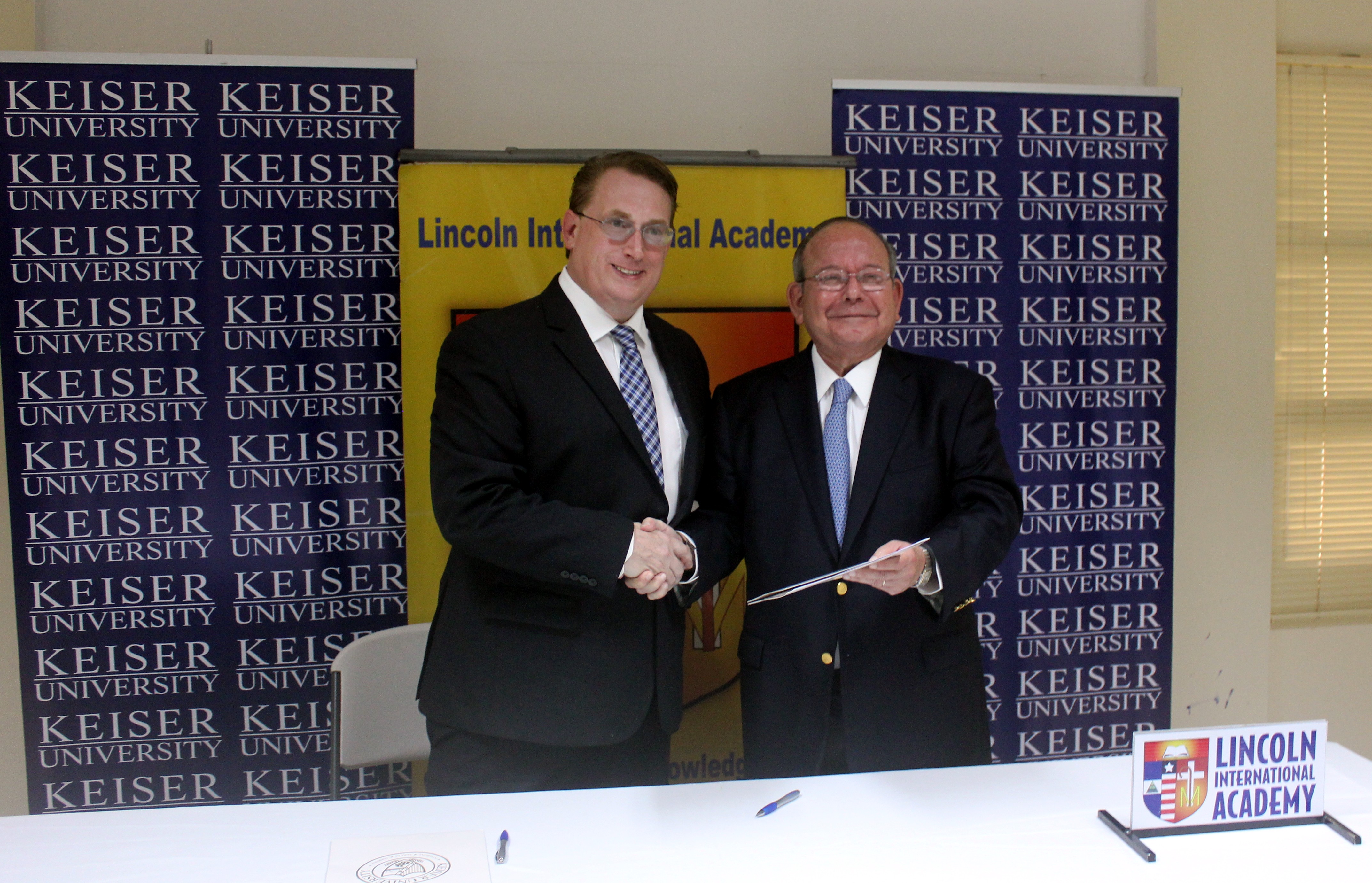 Alianza estratégica entre Keiser University y Lincoln International Academy