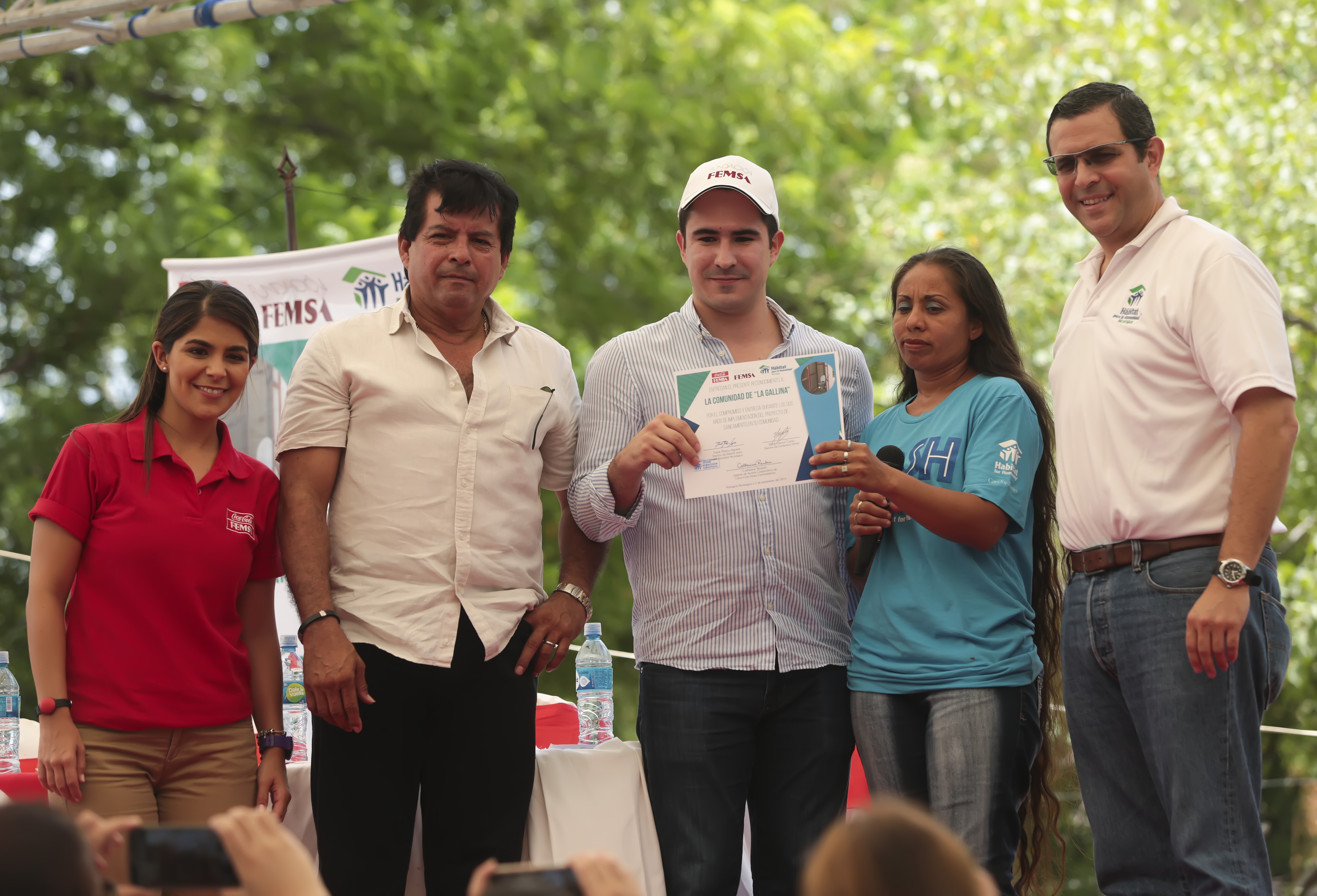 Fundación Femsa colabora con la comunidad la Gallina en Nicaragua