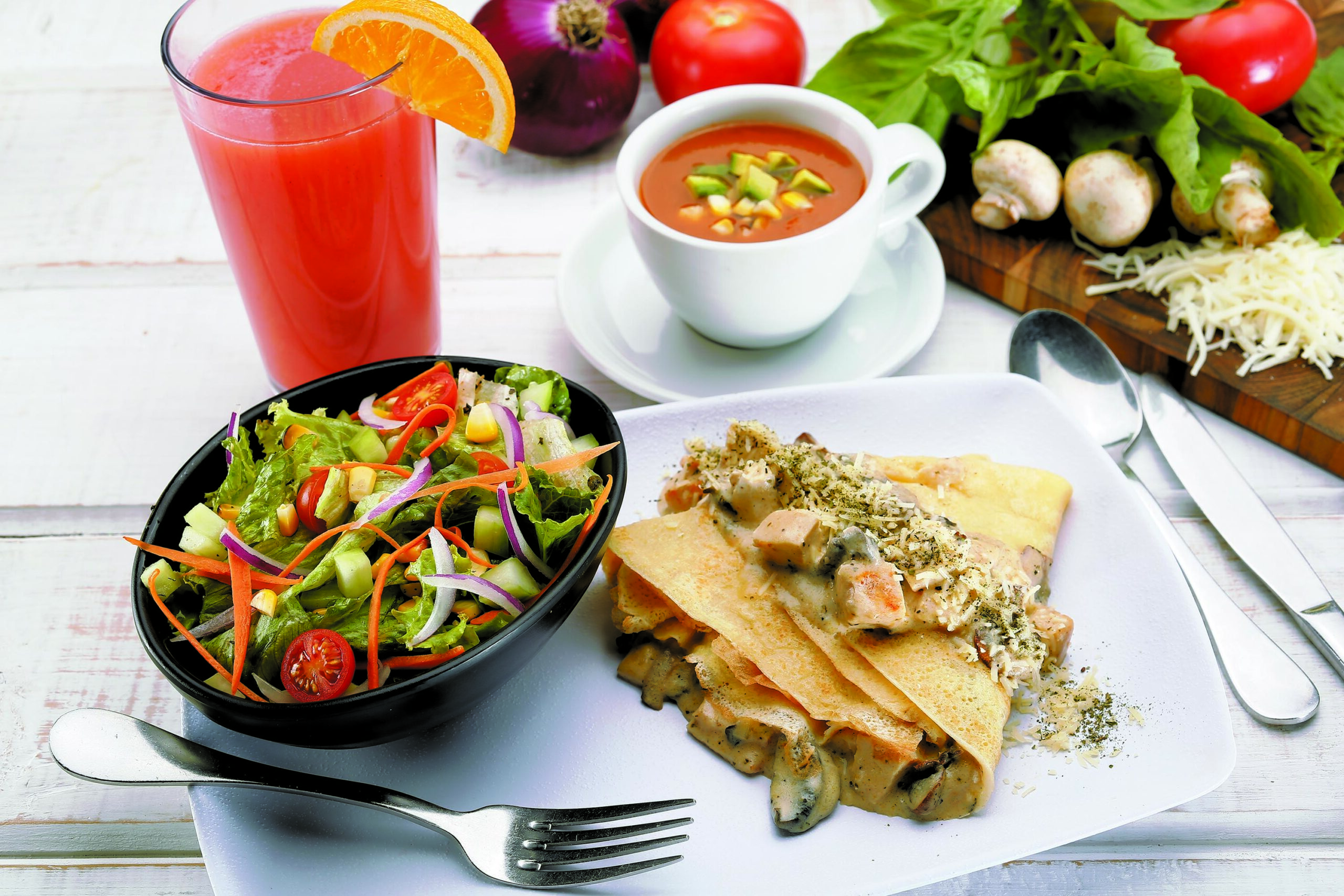 La Crepe Kitchen lanza su nuevo Crepe Lunch en Guatemala