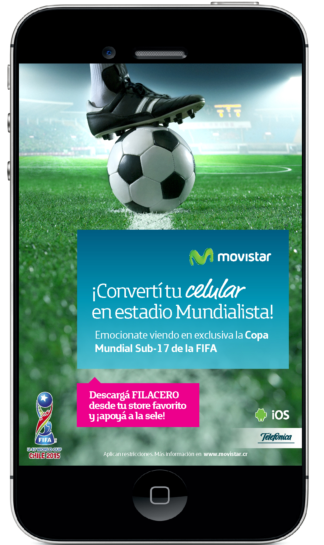 Movistar lanza nueva app para los fanáticos del fútbol