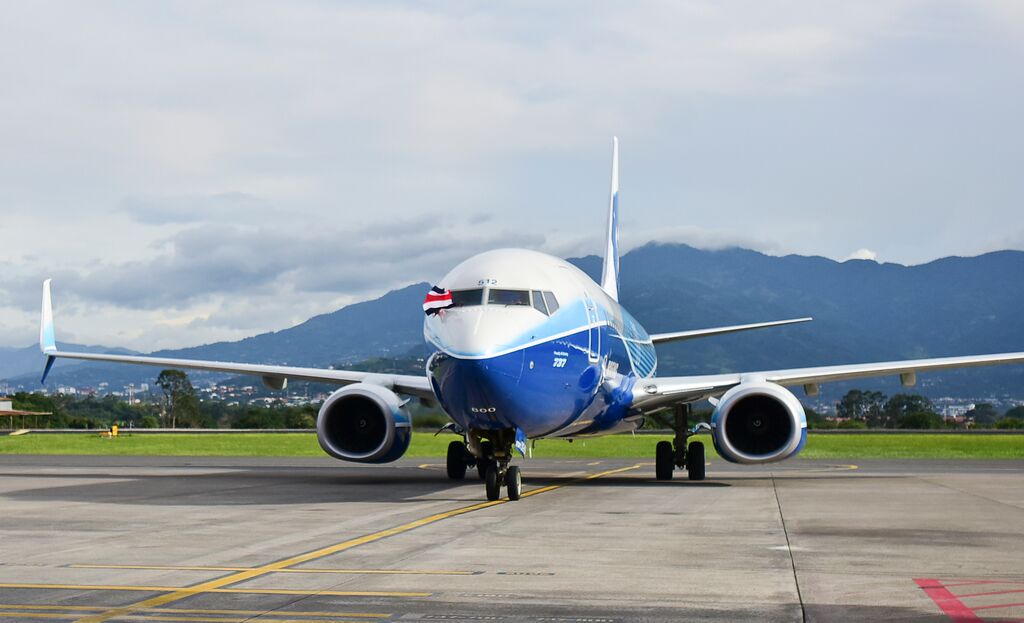 Costa Rica registra llegada histórica de líneas aéreas