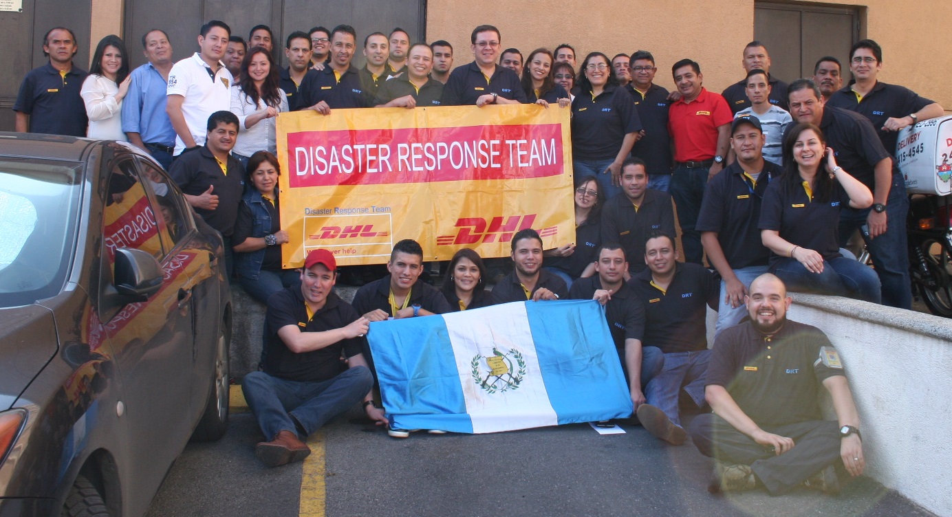 DHL Guatemala colaboró con los damnificados del caserío El Cambray 2
