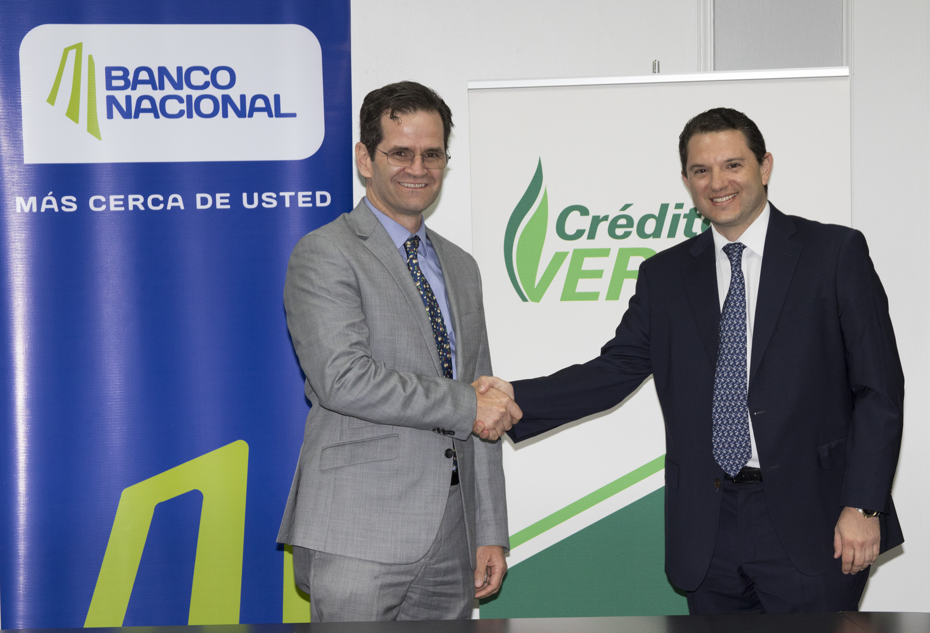 Banco Nacional y Promerica firman contrato  para financiar  iniciativas amigables con el ambiente