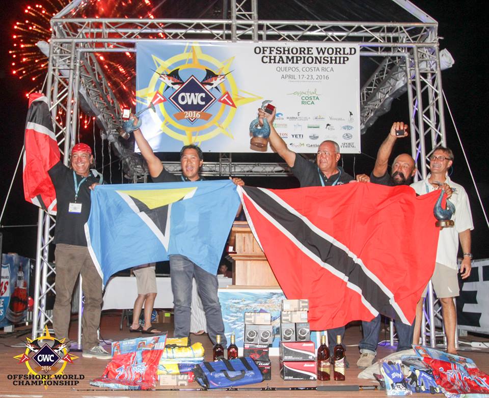 Equipo de Trinidad y Tobago gana el Campeonato Mundial de Pesca 2016