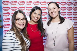 Stephanie Martínez, Marcela Brenes y Carolina Solórzano, Marketing Huggies Costa Rica.
