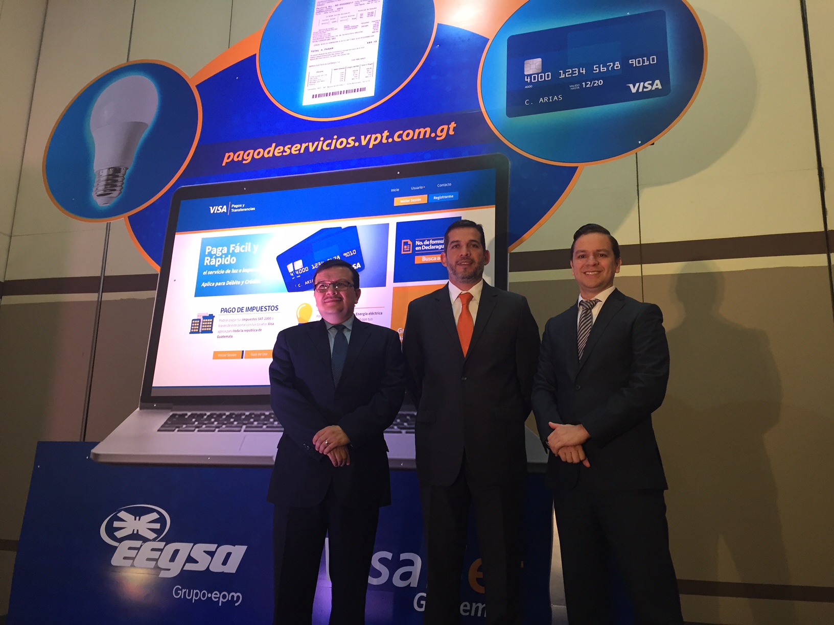 VisaNet Guatemala y EEGSA lanzan plataforma para pagos de energía eléctrica