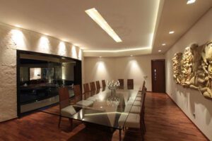 La decoración de los espacios se puede personalizar.