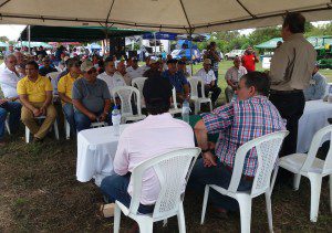 La actividad se realizó  en los predios de Cukra Industrial en Telica, León.