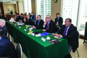 Romel Briceño hijo, Benjamín Fernández, presidente de LAAD, y Francisco Zúñiga.