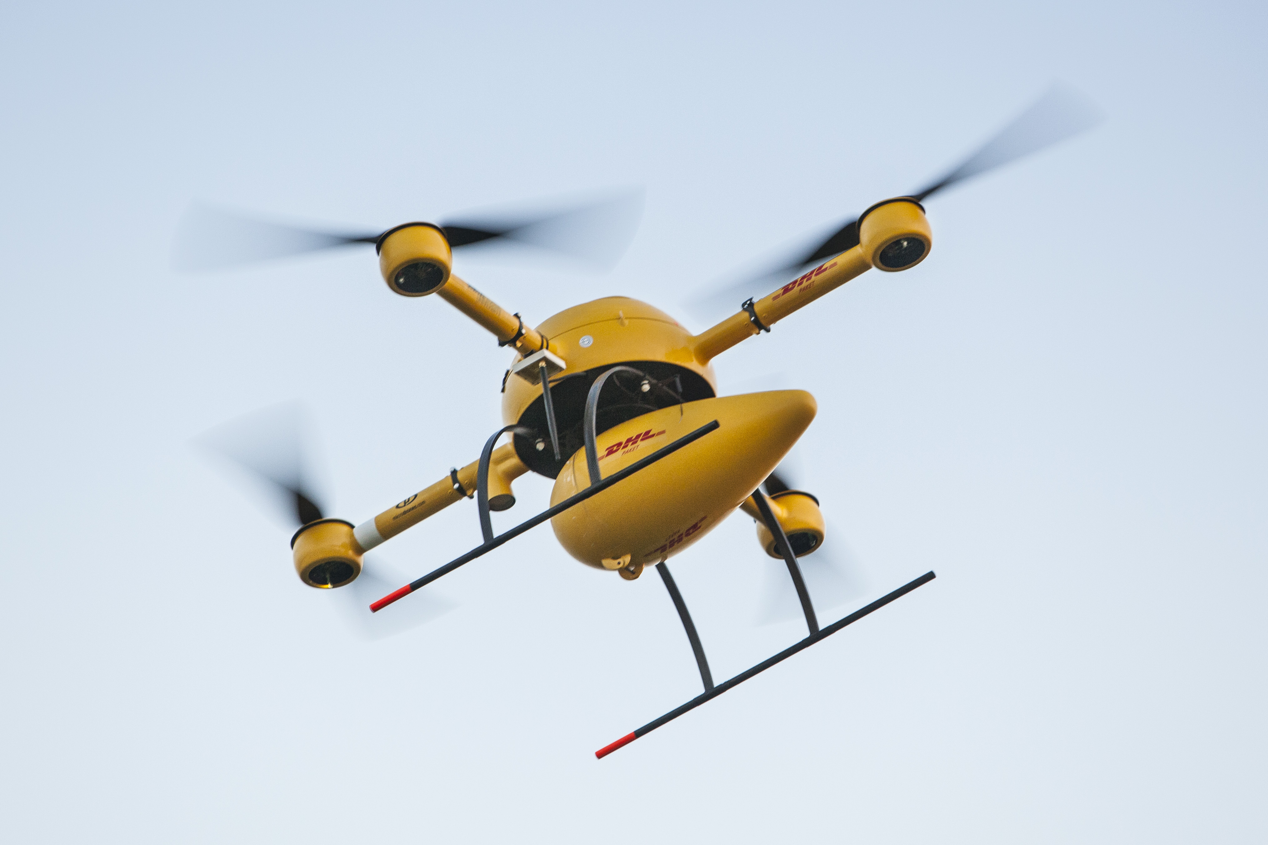 Integración de prueba exitosa del Parcelcopter de DHL