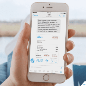 El nuevo servicio de Messenger está disponible para los clientes que reserven sus billetes a través de www.KLM.es