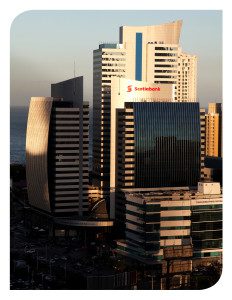 Scotiabank es un banco canadiense con presencia en más de 55 países. 
