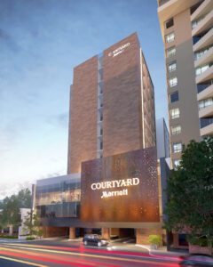 Hotel Courtyard by Marriot Guatemala. 