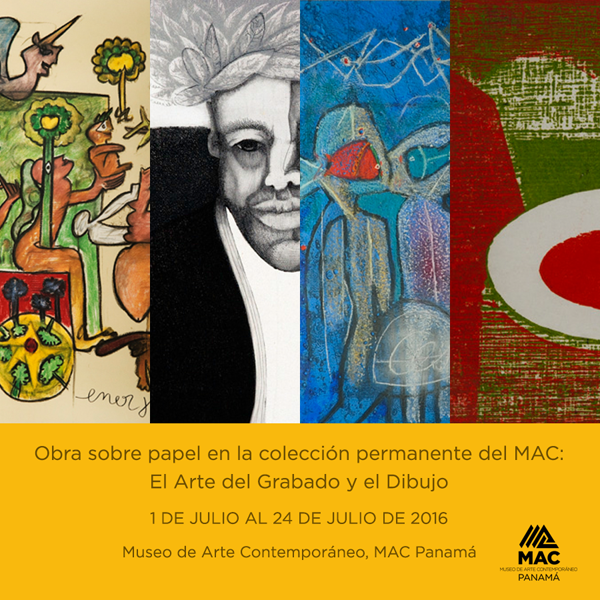 Museo de Arte Contemporáneo de Panamá presenta: Obra Sobre Papel