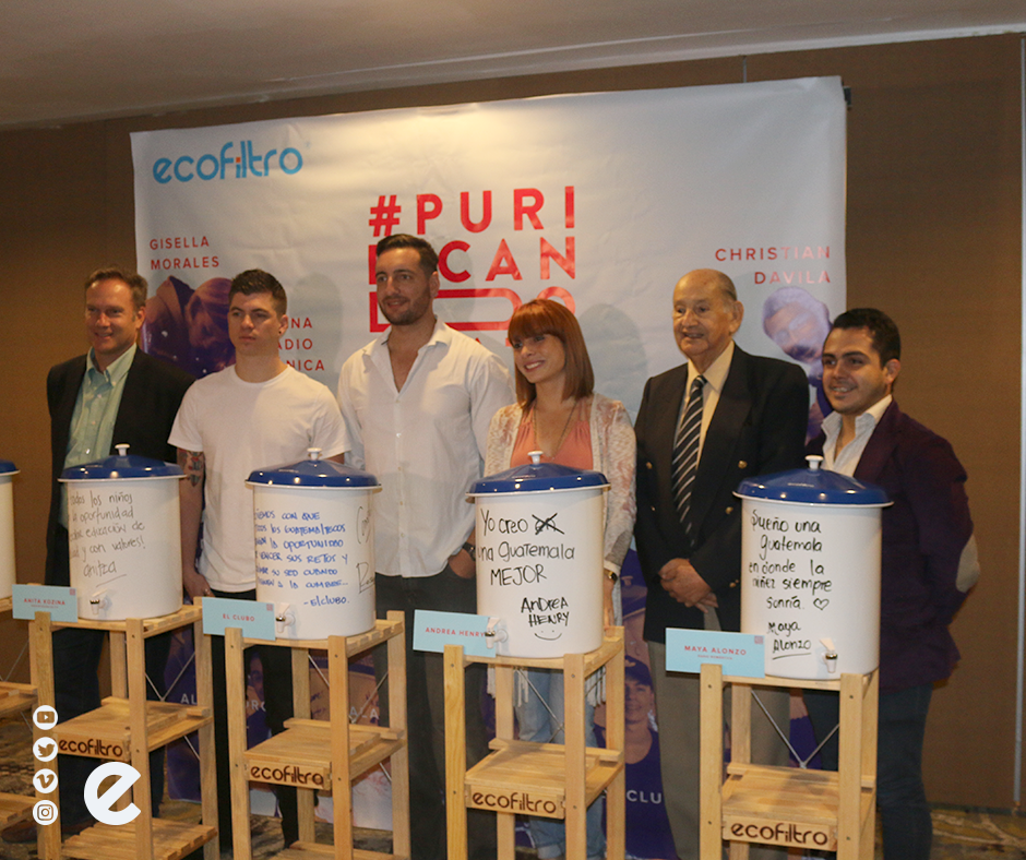 Ecofiltro lanza campaña #PurificandoGuate