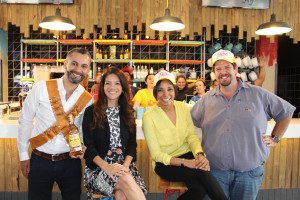 Héctor García, gerente de Marca Tequila José Cuervo, Irene Basterrechea, gerente comercial de Plaza Concepción, Sandra Urena, gerente de Mercadeo de Grupo Buen Rollo y Bernal Vadillo, director de Desarrollo de Grupo Buen Rollo. 