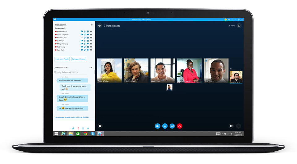 Skype for Business para estar conectados donde sea que su trabajo los lleve