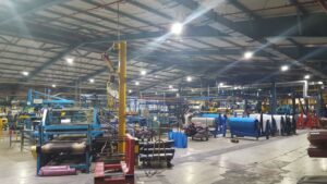 La planta cambió la totalidad de sus luminarias. 