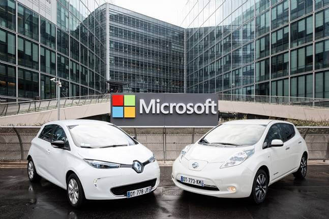 Alianza entre Renault-Nissan y Microsoft entrega el futuro de la conducción conectada