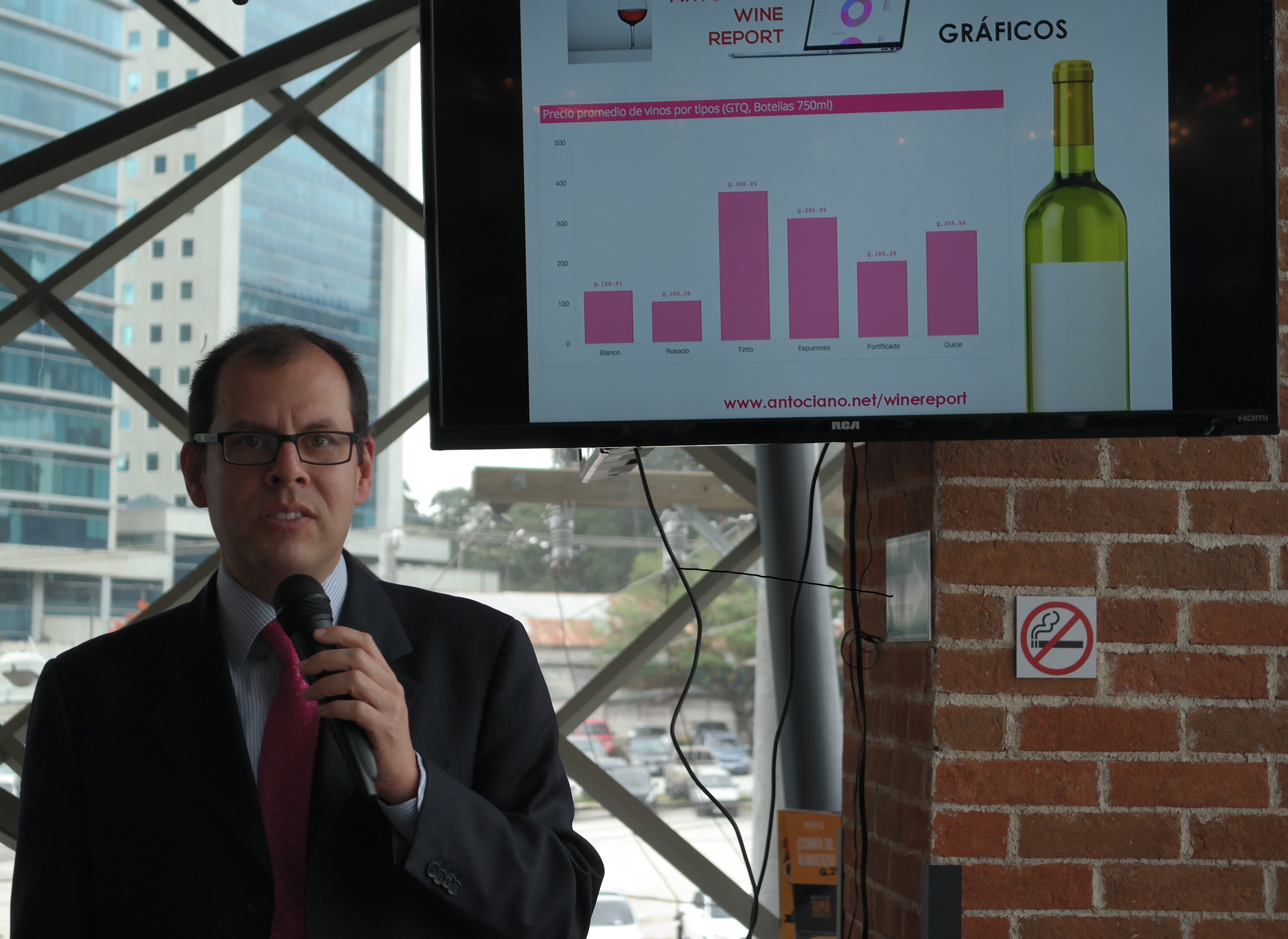 Presentan informe sobre el mercado del vino en Guatemala “Antociano Wine Report”