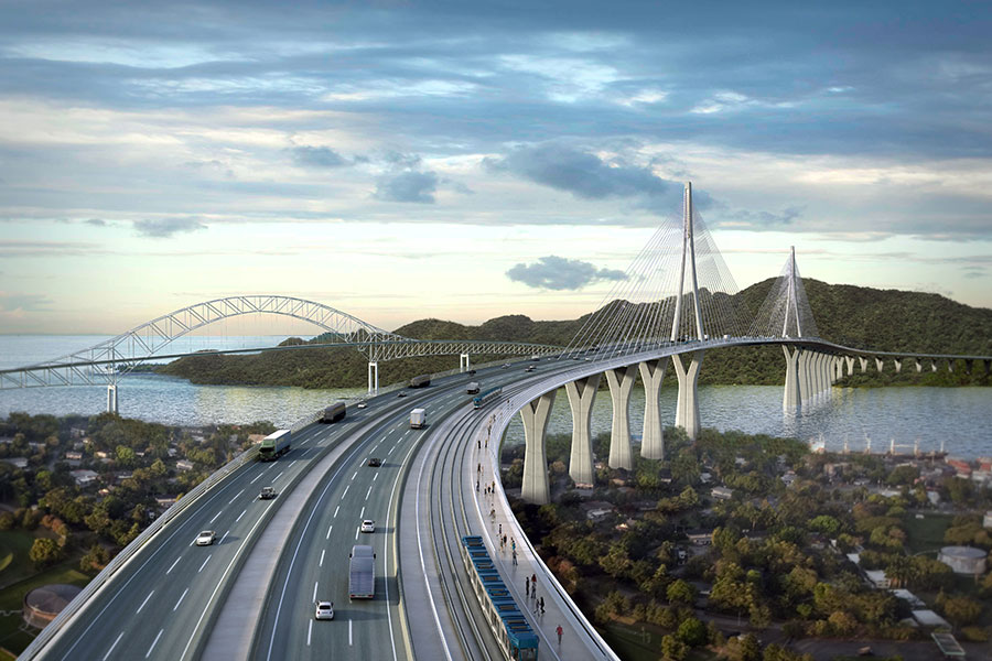 Construcción de cuarto puente sobre el Canal de Panamá arranca en 2019