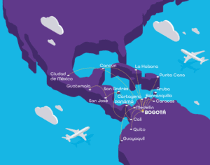 Con muchos destinos para conocer.