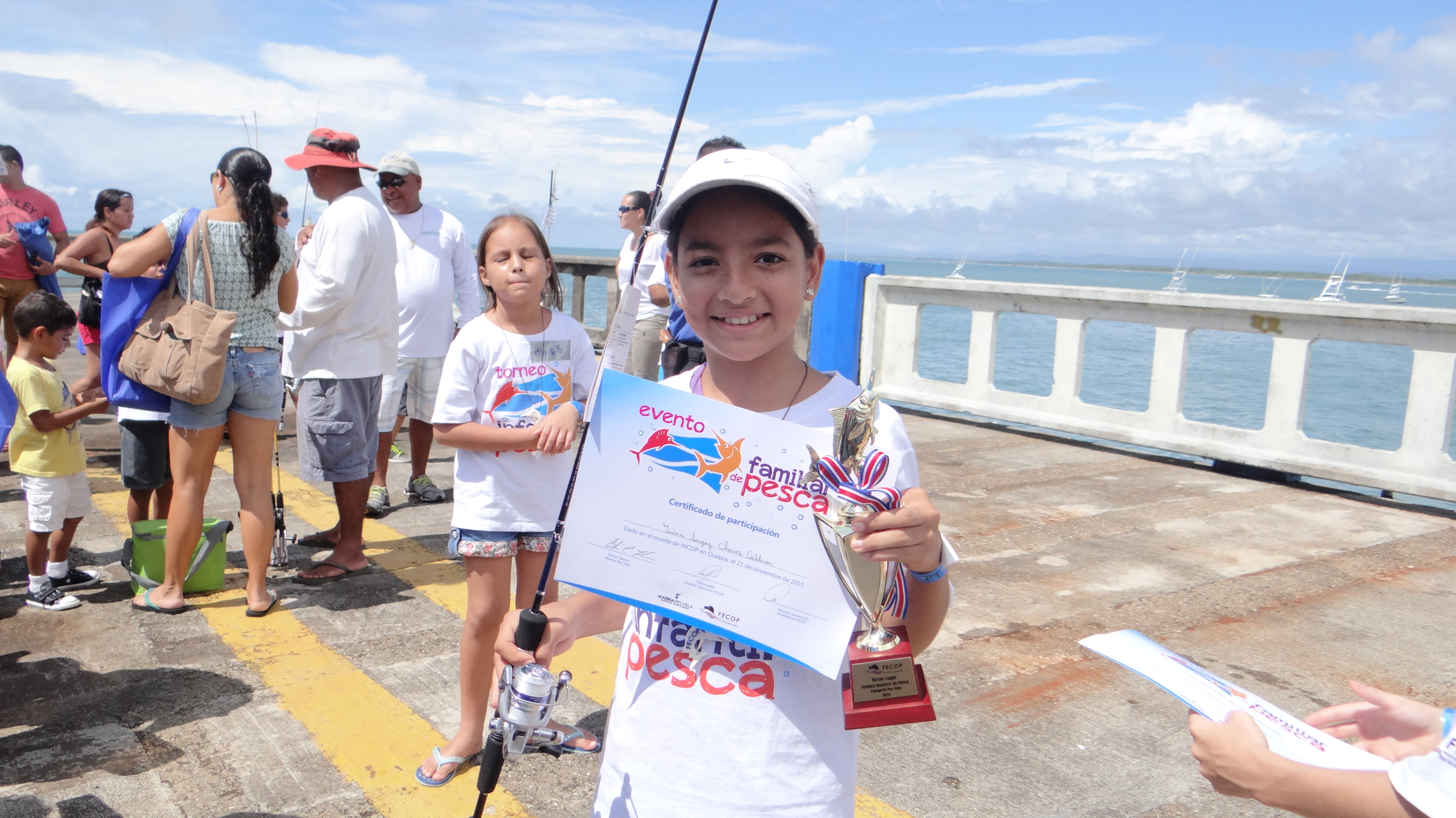 Fecop y Marina Pez Vela incentiva la pesca deportiva en niños