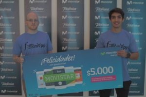 Ismael Baum y Daniel Reyes, integrantes de Fermapp, ganaron el Reto Movistar al proponer una app para secundaria.