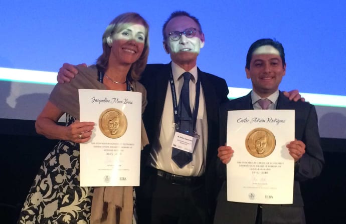 Profesores de Incae ganan premios en Viena por sus trabajos de investigación