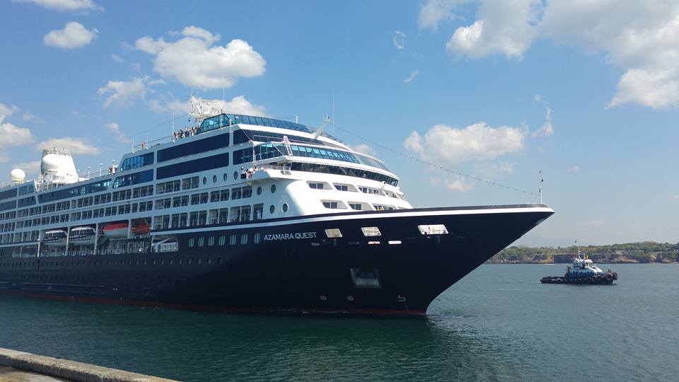 Azamara regresa a El Salvador con 750 cruceristas a bordo