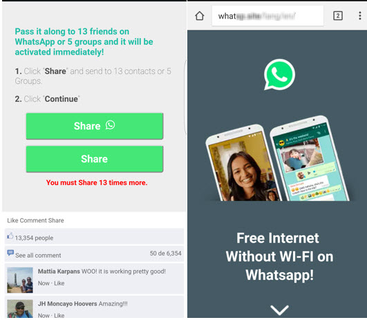 Advierten sobre engaño en WhatsApp que ofrece Internet gratis sin Wi-Fi