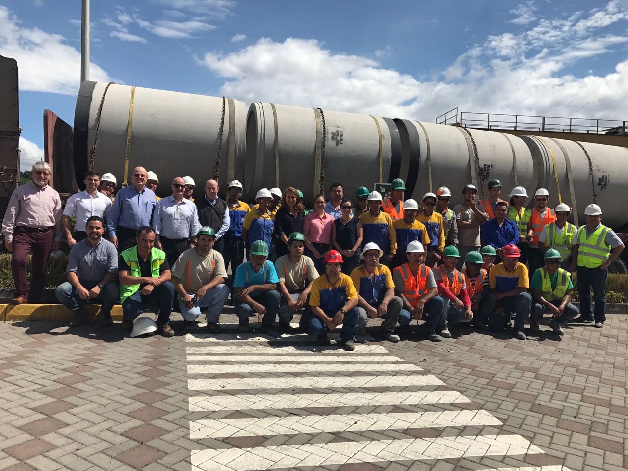 Productos de Concreto exporta innovadores tubos de concreto revestidos a Panamá