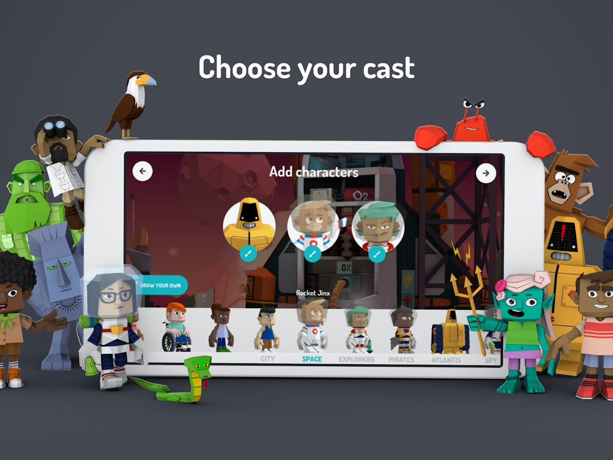 Google lanzó Toontastic 3D para que los niños aprendan y se diviertan