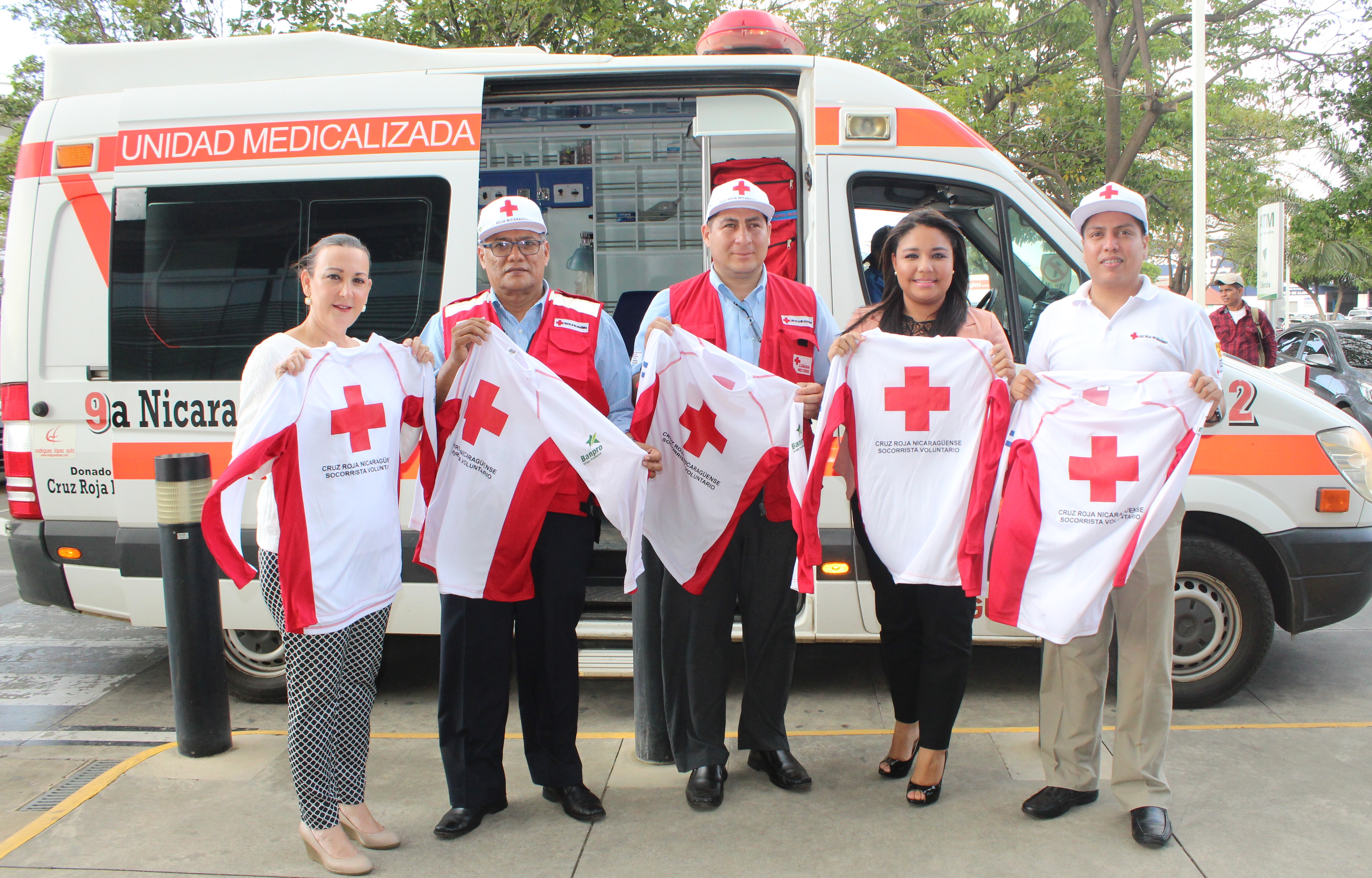 Cruz Roja nicaragüense recibe donativo de Banpro