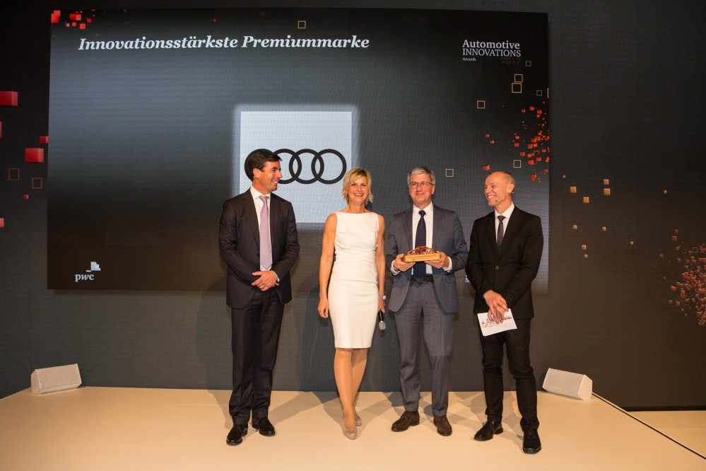 Audi es la marca más innovadora de los premios ‘Automotive Innovations Award 2017’