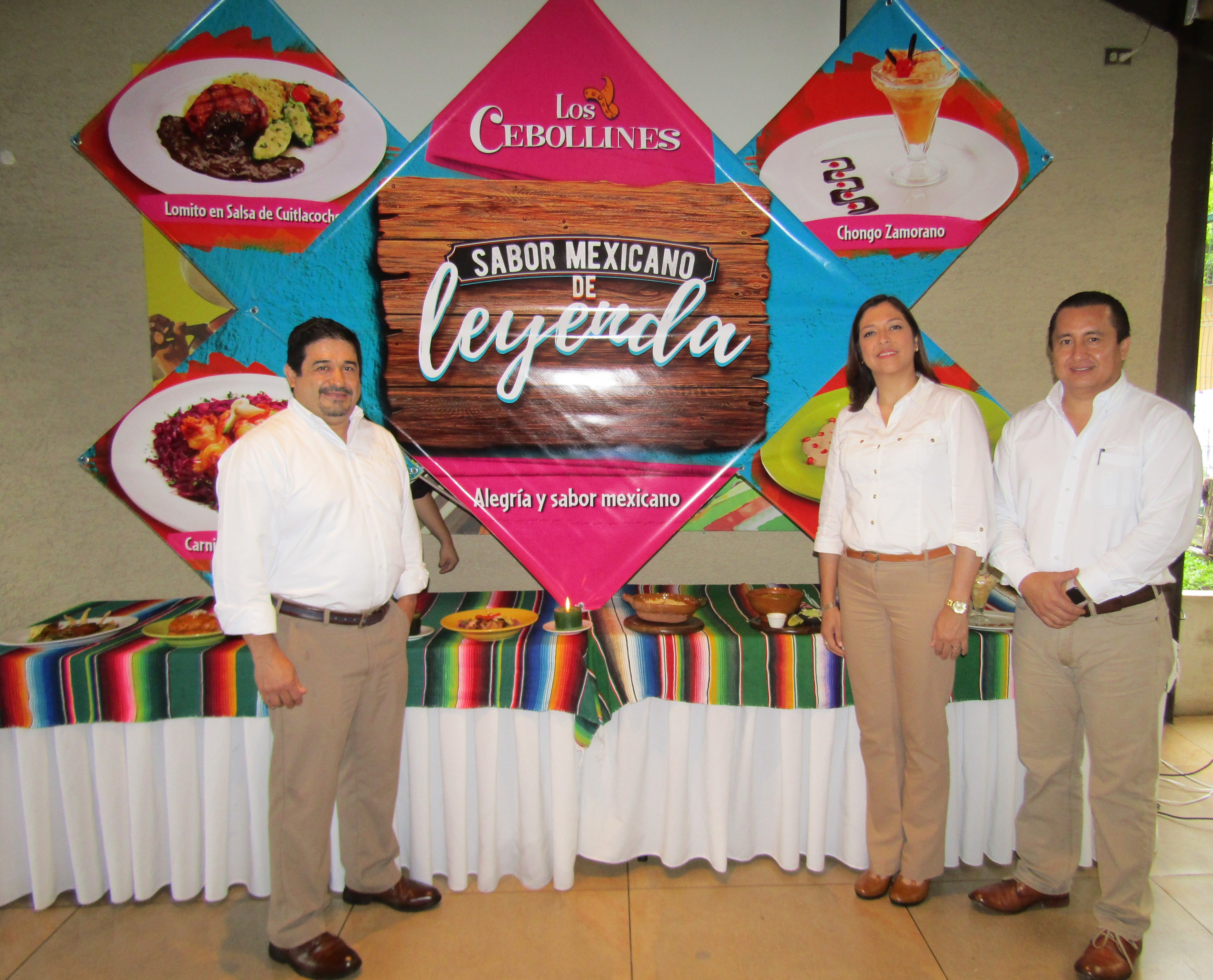 “Los Cebollines presenta el “Sabor Mexicano de Leyenda”