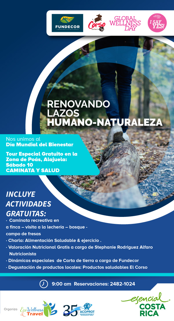 Costa Rica se une a celebración mundial del turismo de bienestar