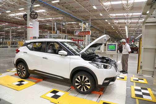 Inicia producción de Nissan Kicks en el complejo Industrial de Resende