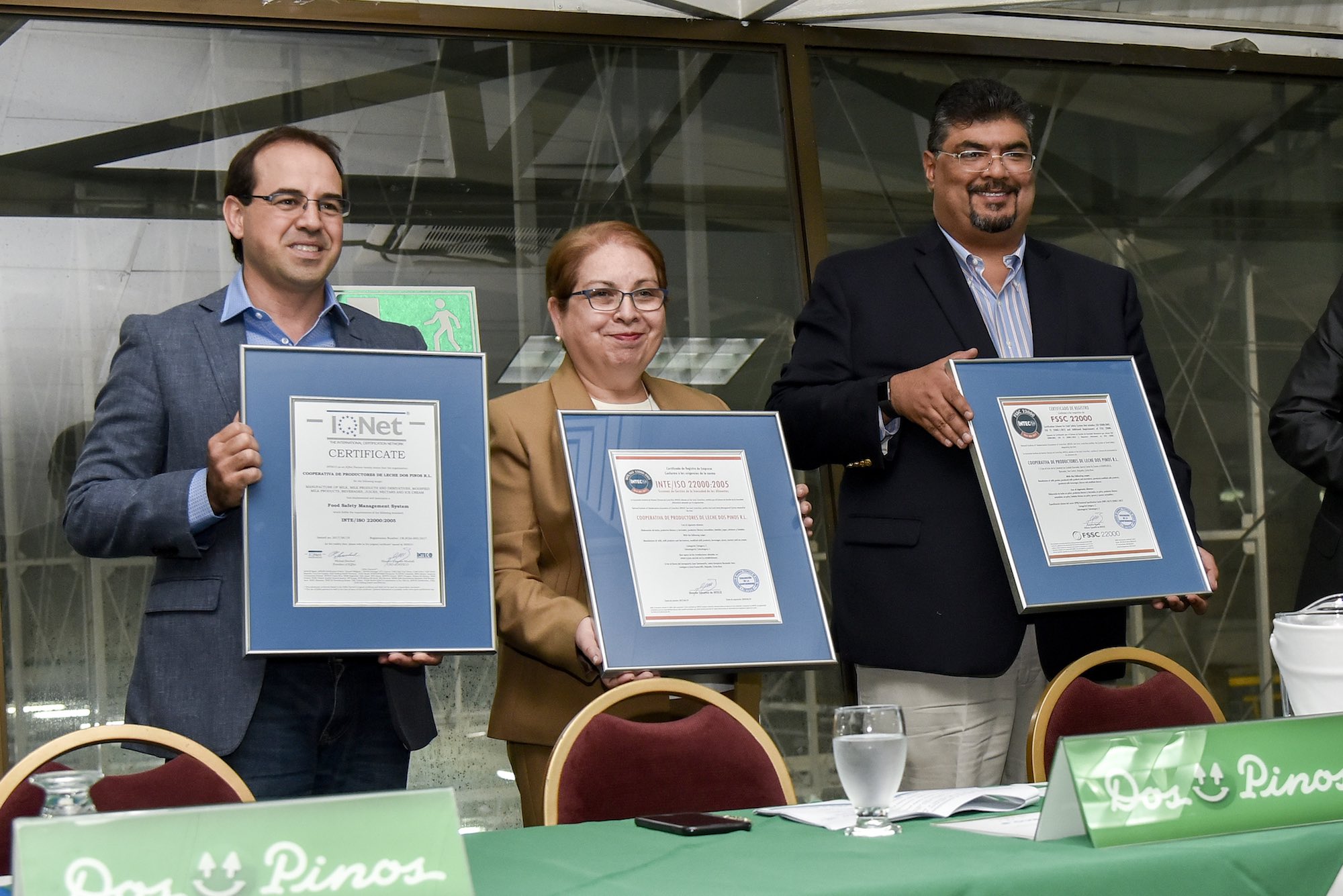 Dos Pinos refuerza seguridad y calidad de sus productos con nueva certificación