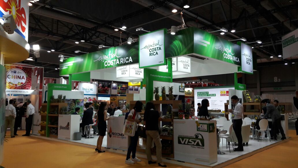 Productos agrícolas de Costa Rica participan por primera vez en Asia Fruitlogistica