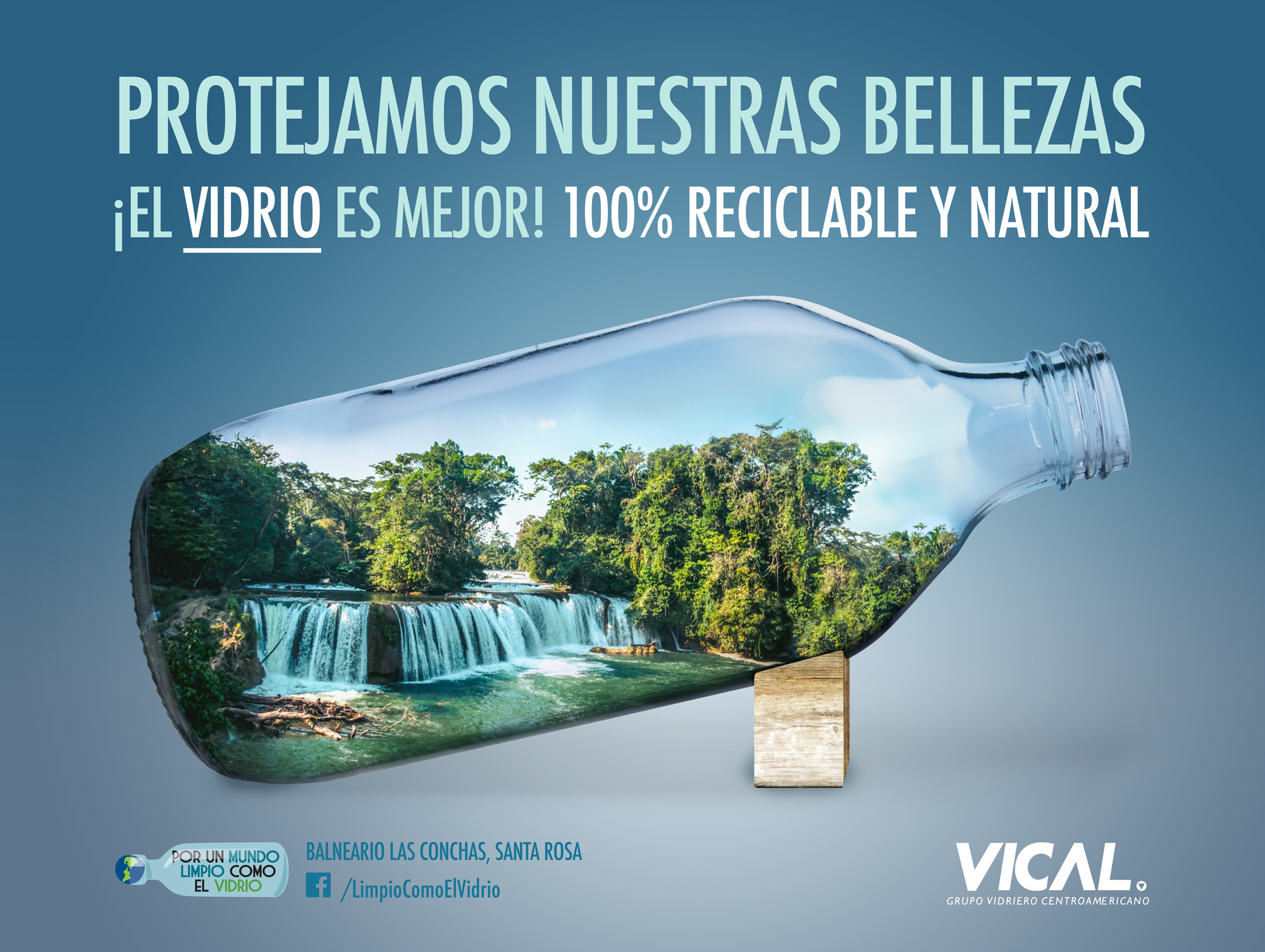 Guatemala en una botella de vidrio