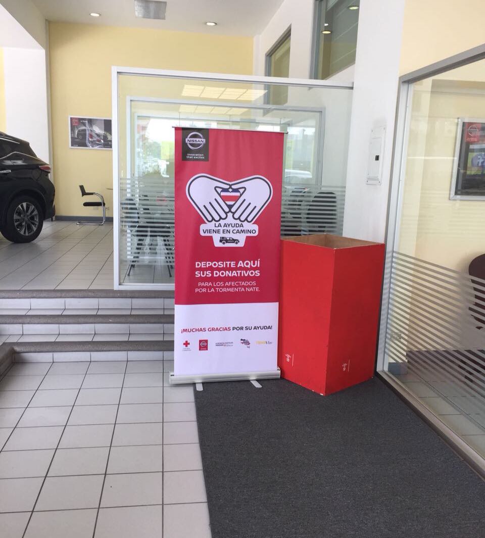 Nissan habilita nueve centros de acopio para apoyar a los damnificados
