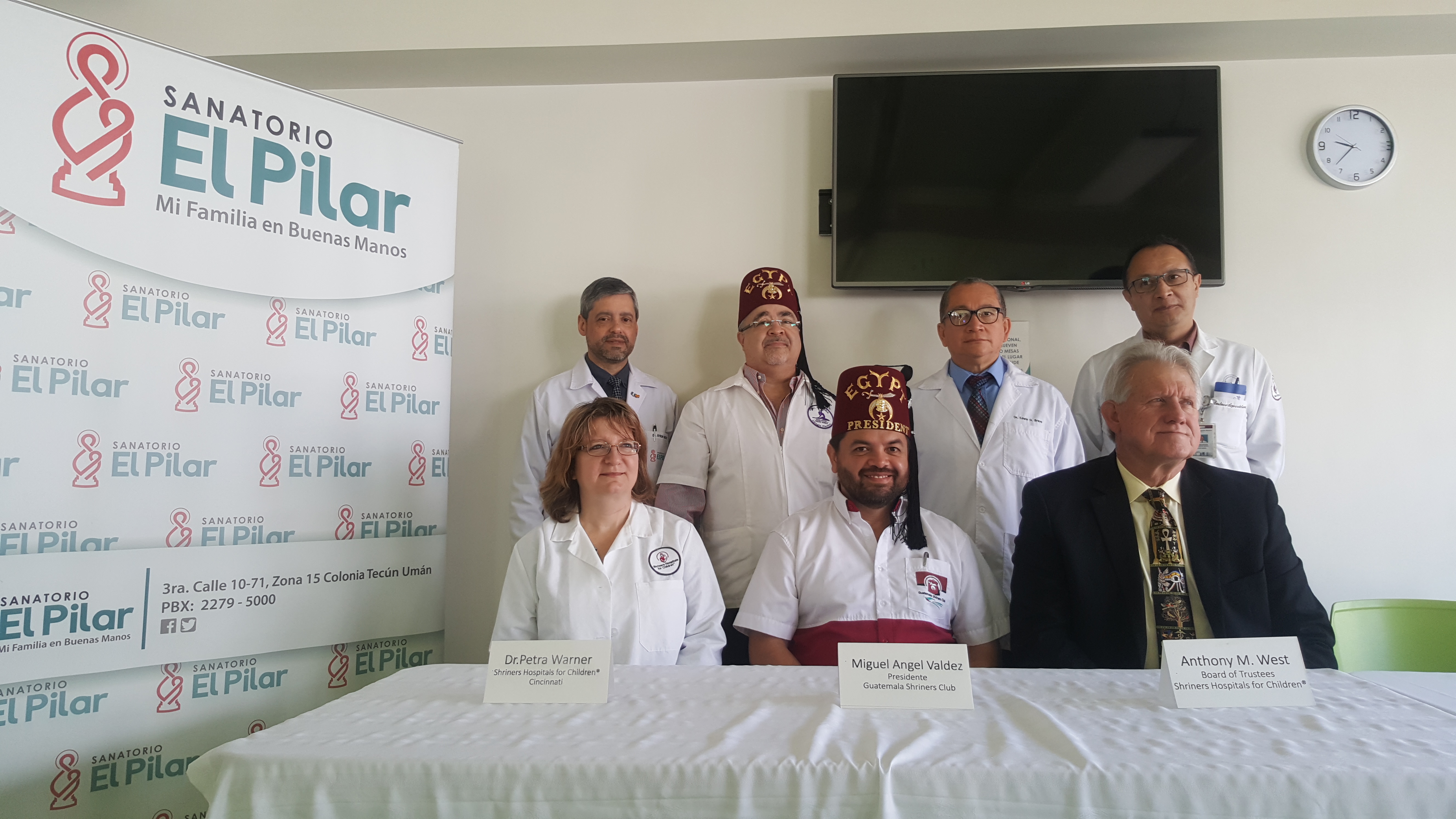 Guatemala Shriners Club y Sanatorio El Pilar realizaran jornadas de evaluaciones médicas